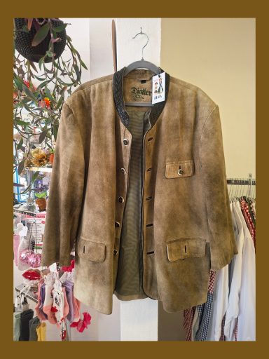 Herren Trachten Lederjacke, Gr. 27, 50 Euro