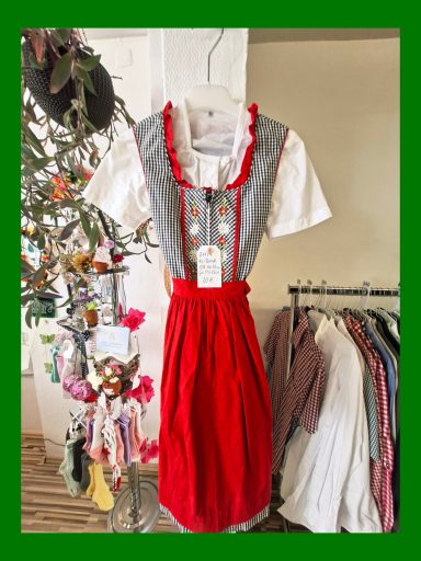 Kinder Dirndl Gr. 116 incl. Bluse Gr. 110, 20 Euro